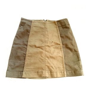 Free people green skirt